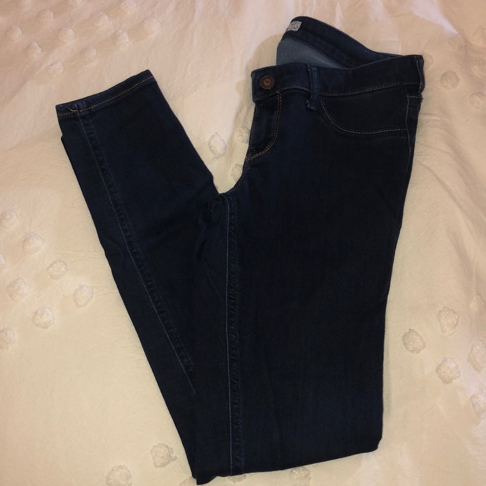 Dark Blue Hollister Jean Leggings